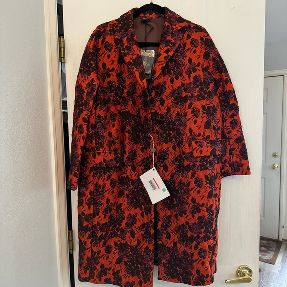 Aspesi Floral Print Coat NWT - Picture 4 of 12